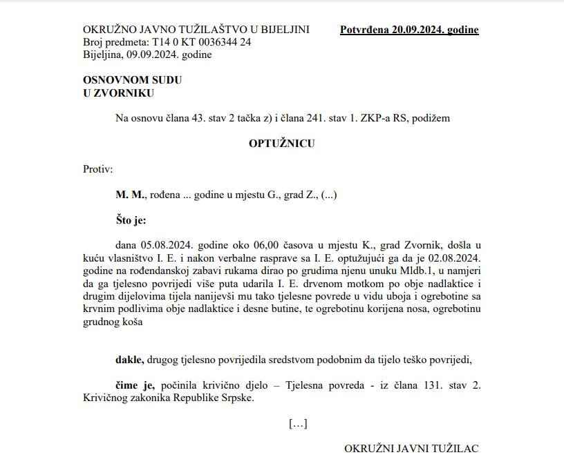 Ljuta baka drvenom motkom tukla odraslog muškarca optužujući ga za neprimijereno diranje njene malodobne unuke