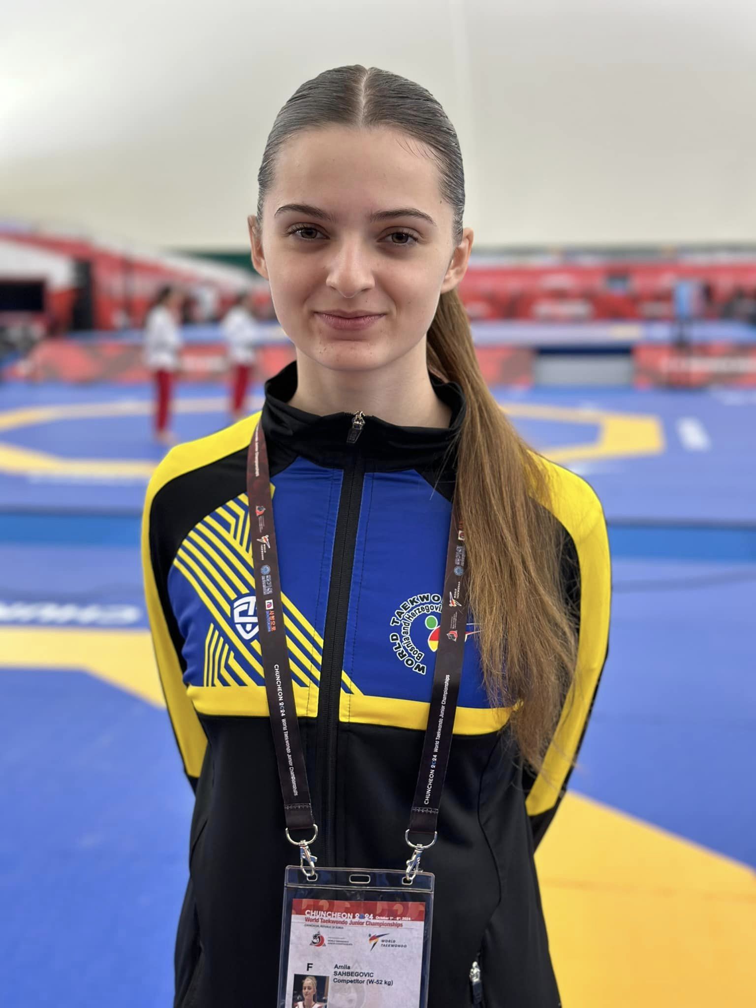 Tužna vijest iz Južne Koreje: Amila Šahbegović doživjela tešku povredu na treningu, propušta borbu za medalju na Prvenstvu svijeta u tekvondou juniorskog uzrasta