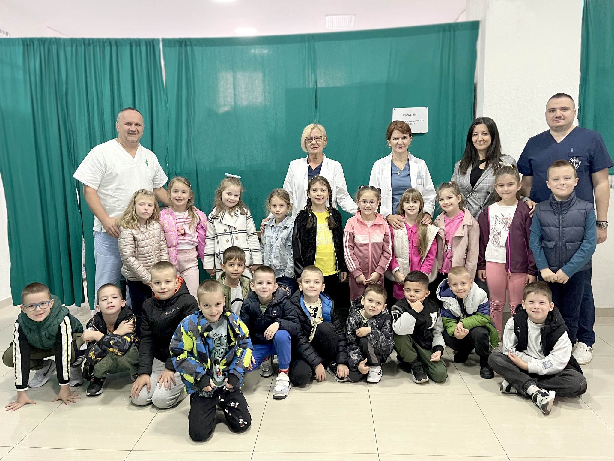 POSJETA MALIŠANA PRVOG RAZREDA ODJELJENJU OFTALMOLOGIJE