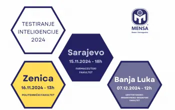 Uskoro testiranje inteligencije na tri različita mjesta u Bosni i Hercegovini