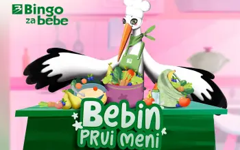 Bingo Roda predstavlja „Bebin prvi meni“: Knjigu recepata kreiranu s puno ljubavi i namirnice na posebnim akcijama