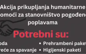 Mladi iz Križevića pridružuju se akciji prikupljanja pomoći za mjesta pogođena poplavama, zvornička transportna kompanija besplatno vozi prikupljenu pomoć