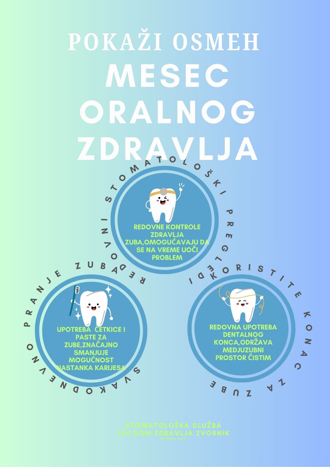 Dom zdravlja u Zvorniku nizom aktivnosti obilježava mjesec oralnog zdravlja