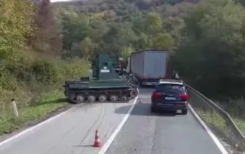 Nema povrijeđenih i oštećenja tokom slijetanja mašine za deminiranje koja se kretala prema Kalesiji