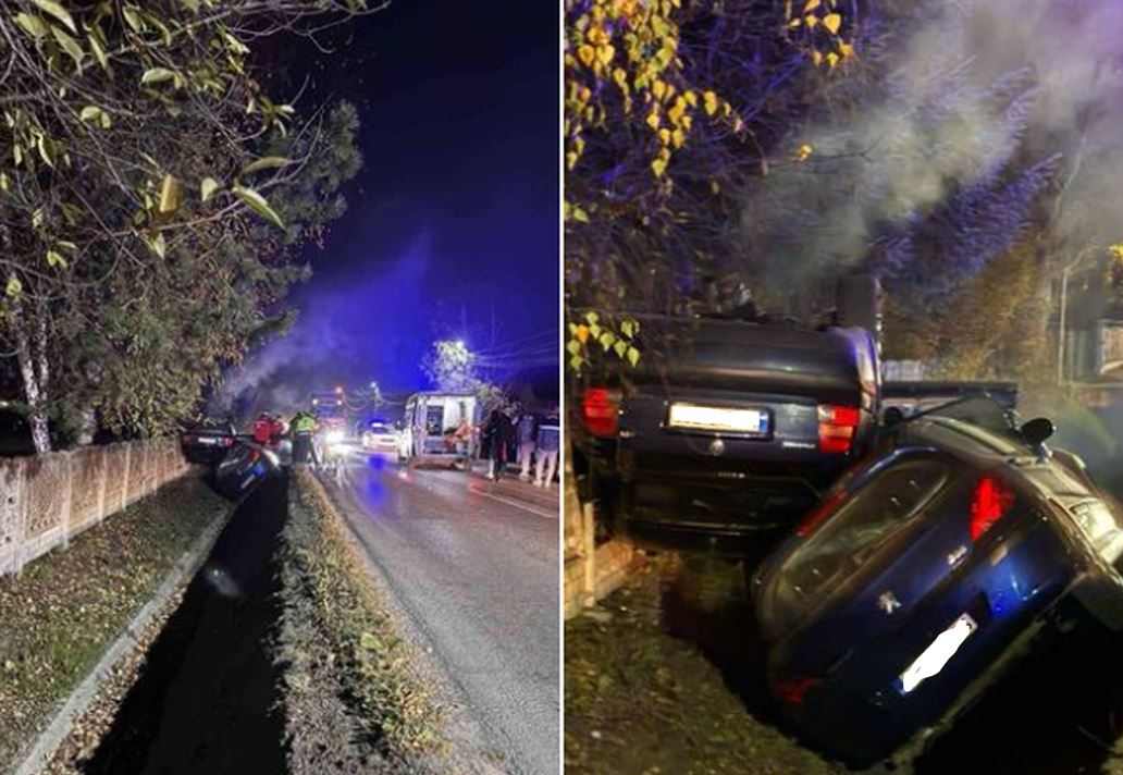 Više povrijeđenih osoba u nesreći na magistralnom putu Živinice-Kalesija (FOTO)