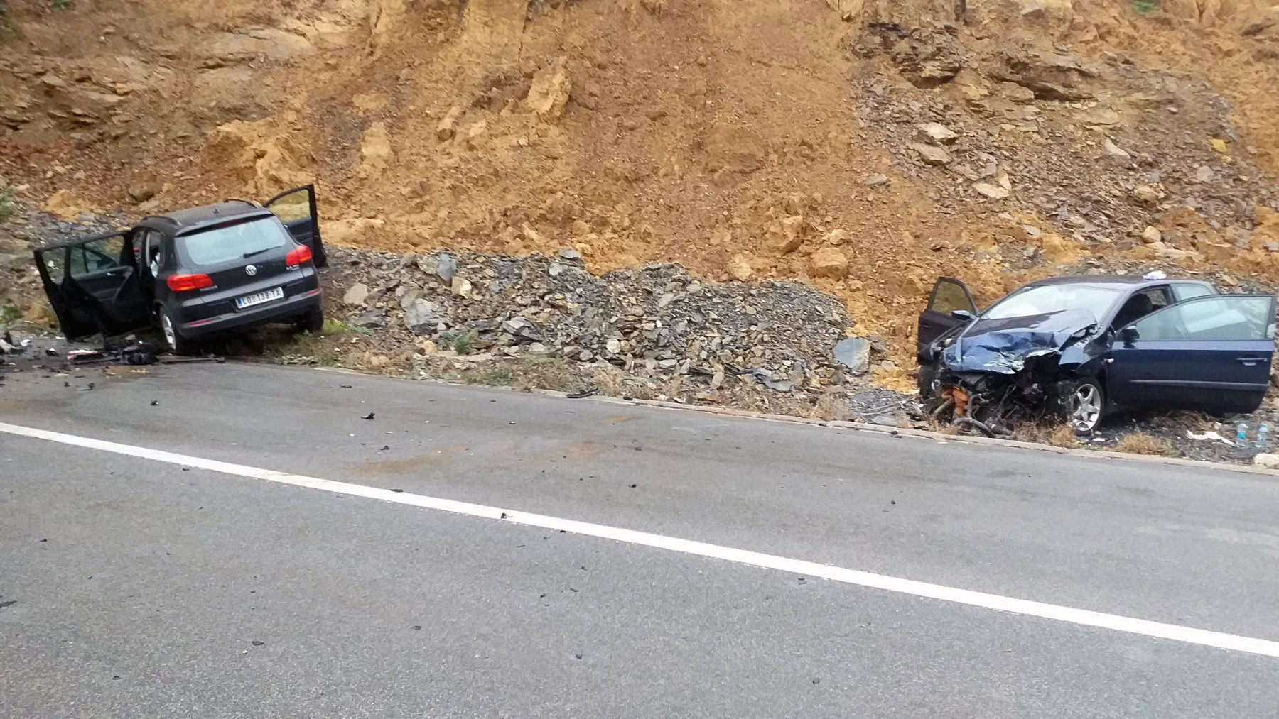 Dvije osobe zadobile povrede u sudaru na magistralnom putu Zvornik-Vlasenica na ulazu u Milićima (FOTO)