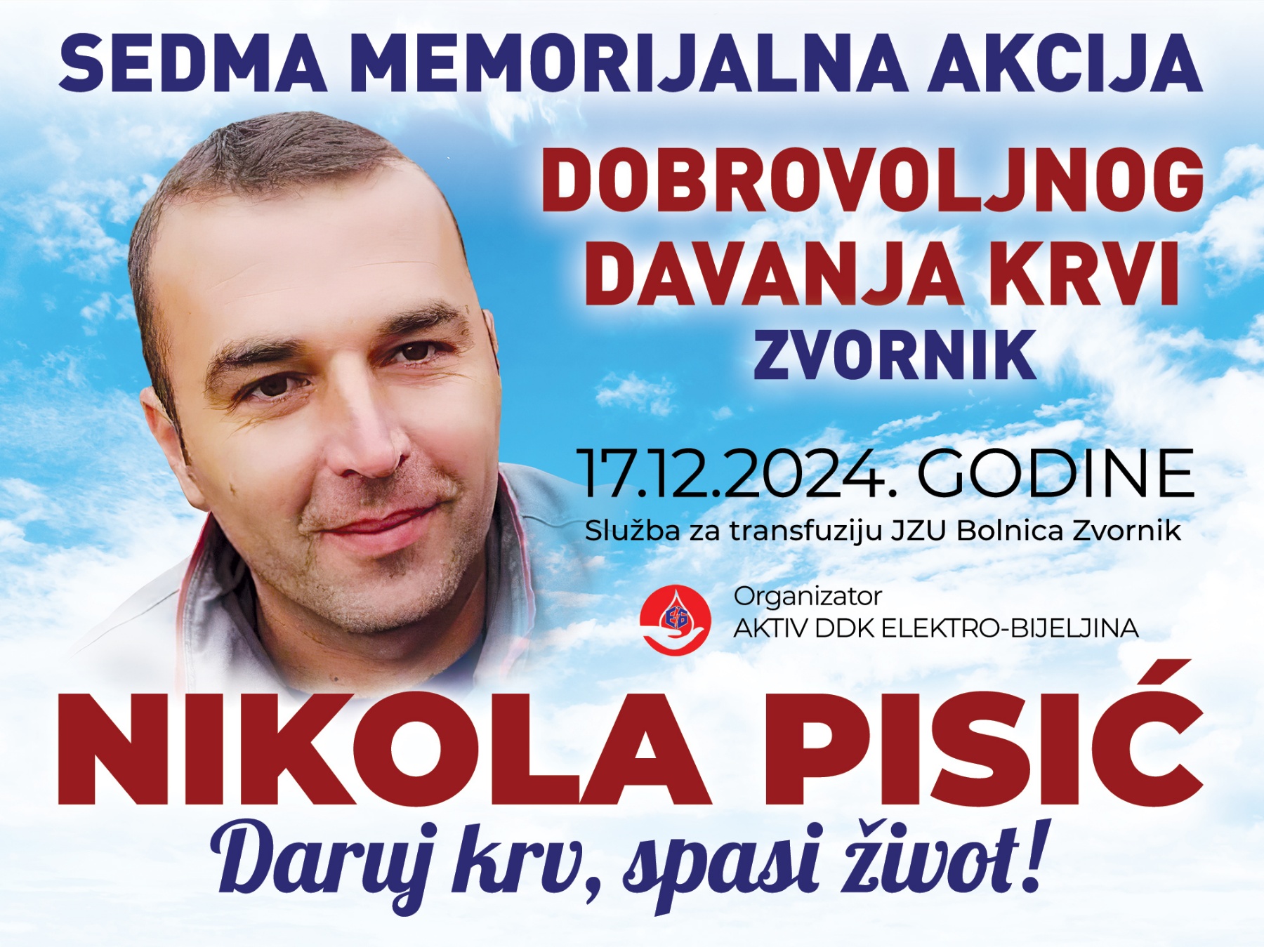 Uskoro u Zvorniku sedma tradicionalna akcija darivanja krvi ''Nikola Pisić''