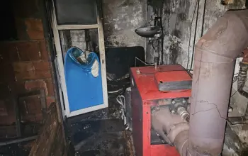 Jedno lice zadobilo povrede u požaru kotlovnice porodične kuće