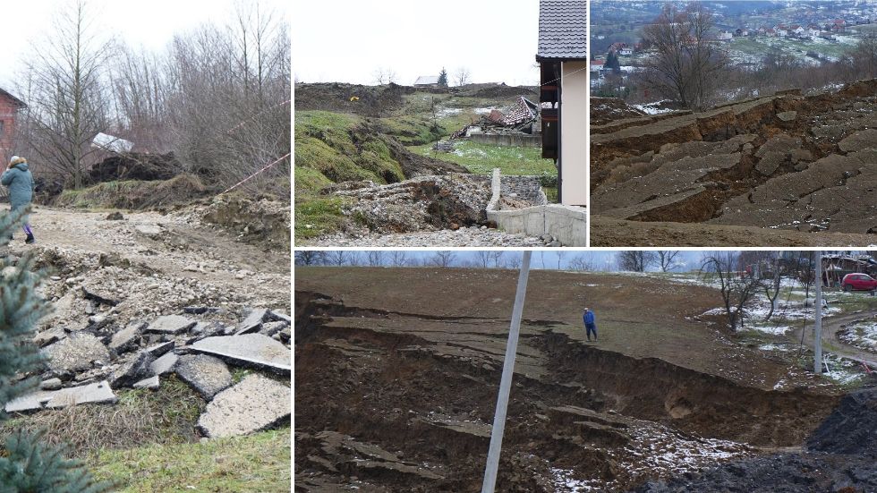 Dramatična situacija u Novom Šeheru: Naložena evakuacija preostalih šest porodica iz zone klizišta (VIDEO)