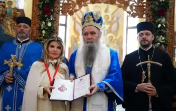 Direktorica M:tela Jelena Trivan odlikovana ordenom Svetog kralja Dragutina u Sabornom hramu u Zvorniku (FOTO)