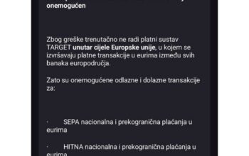 Srušio se platni promet u evrima u cijeloj EU!?