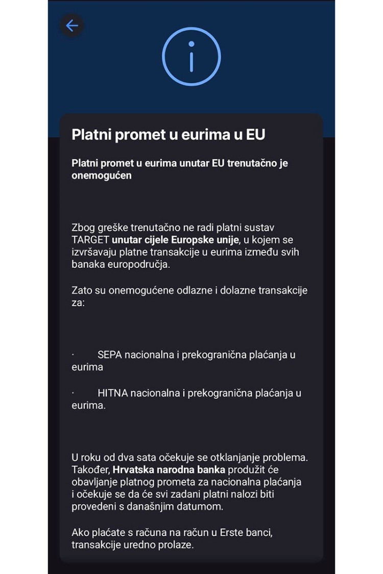 Srušio se platni promet u evrima u cijeloj EU!?