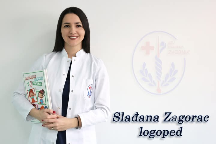 Logoped Slađana Zagorec pojačanje Odjeljenja za otorinolaringologiju zvorničke bolnice