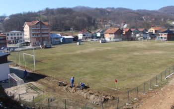 Počeli radovi na izgradnji rasvjete na fudbalskom stadionu u Sapni (FOTO)