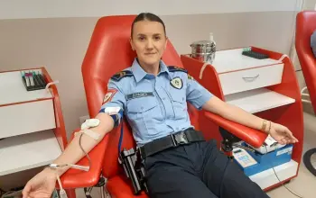 Dvodnevna akcija dobrovoljnog davanja krvi pripadnika Policijske uprave Zvornik (FOTO)