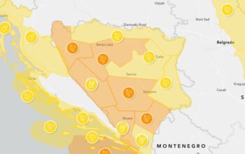 Novo upozorenje Civilne zaštite Zvornik, upaljen meteolarm zbog opasnosti od udara vjetra