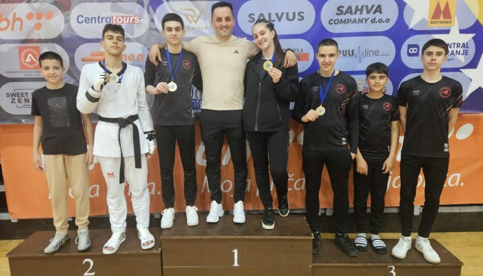 Četiri medalje za tekvondoiste Zvornika na Kupu BiH u Zenici – Zlato za Mariju Jokić i Dragana Marića (FOTO)