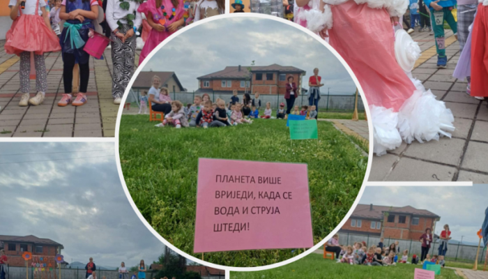 Zvornički mališani iz dječijeg vrtića učestvovali u kampanji „April – mjesec čistoće“ (FOTO)
