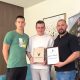 U ime RK Drina Zvornik uručena zahvalnica Novici Motiki za nesebičnu pomoć klubu
