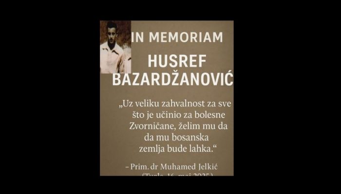 In Memoriam: Husref Bazardžanović – pionir zvorničkog zdravstva i nekadašnji fudbaler FK Drina Zvornika