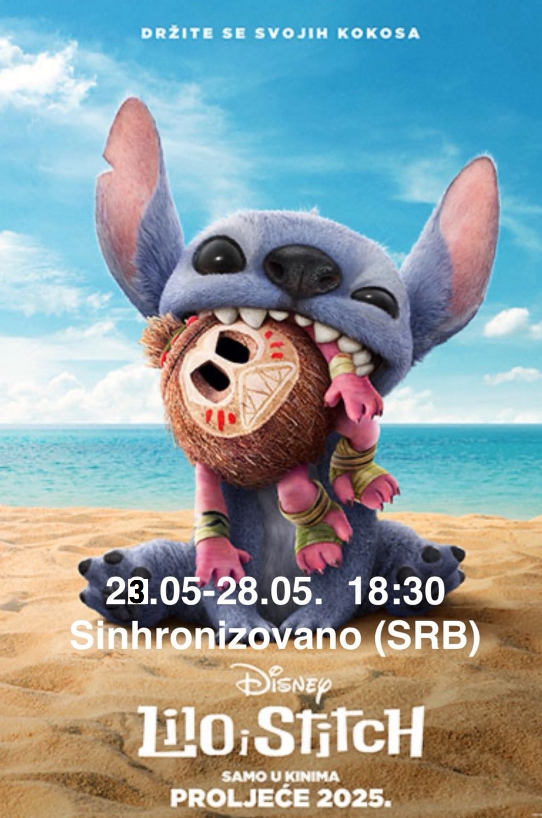 Odgoda premijere: Lilo i Stitch stižu u bioskop Doma omladine Zvornik dan kasnije!