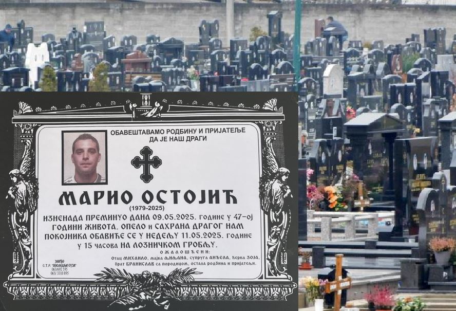 Veliki broj ljudi na sahrani prerano preminulom Lozničanu, direktor ''Zvorničanke'' Mario Ostojić sahranjen na lozničkom groblju