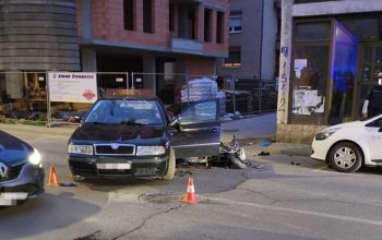 Težak udes u Bijeljini, povrijeđen maloljetni vozač mopeda (FOTO)