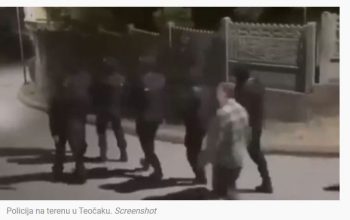 U Teočaku ranjen policajac