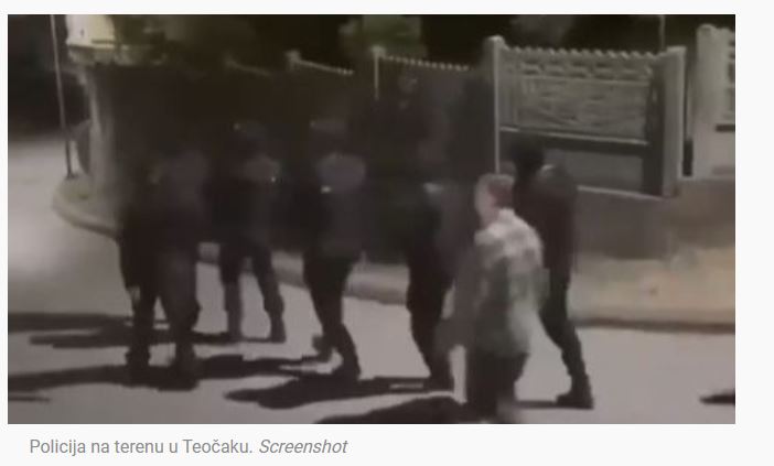 U Teočaku ranjen policajac