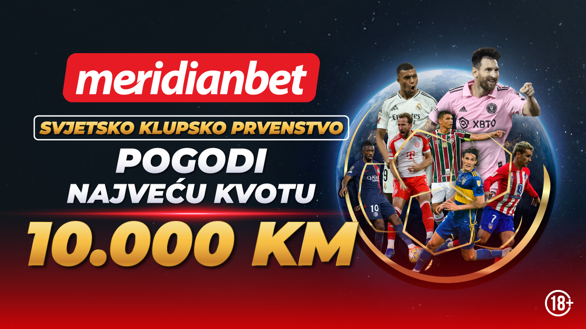 MERIDIAN DOMINACIJA: Pogodi najveću kvotu, uzmi keš!