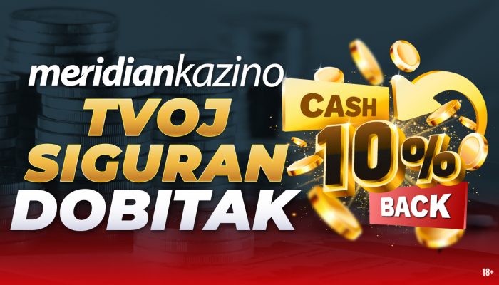 MERIDIAN KAZINIO: Pokupi cashback i uđi u društvo dobitnika