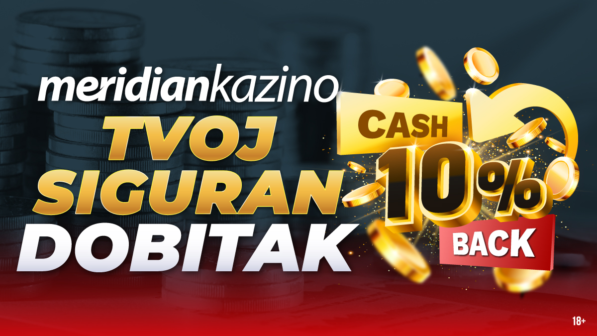 MERIDIAN KAZINIO: Pokupi cashback i uđi u društvo dobitnika