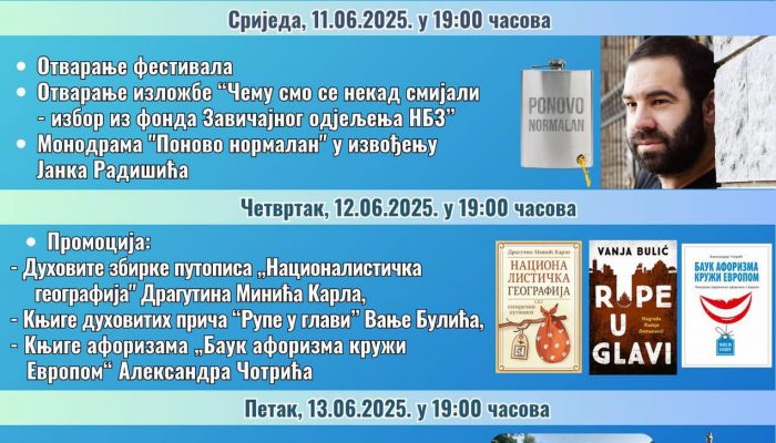 Uskoro Međunarodni festival humora i satire pod nazivom “Kriva Drina” u Zvorniku