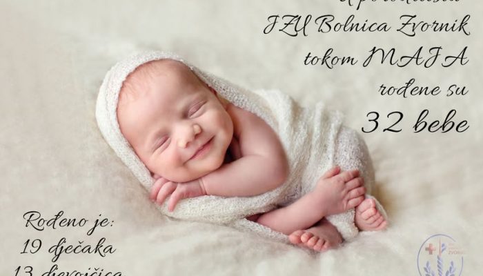 U MAJU ROĐENO 32 NOVOROĐENČADI U ZVORNIKU