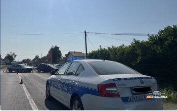 Troje osobe povrijeđene u sudaru kod Bijeljine