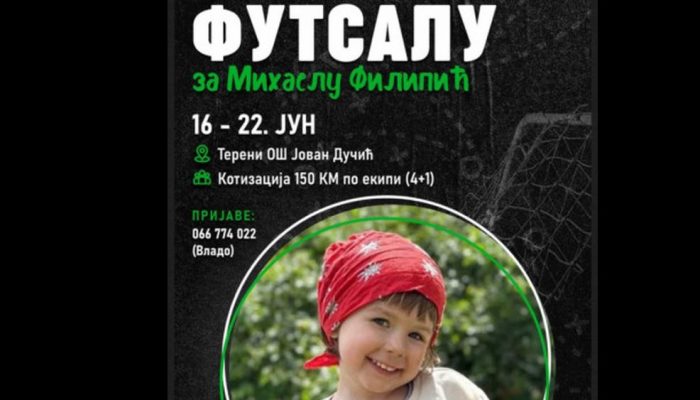 U Šekovićima počinje humanitarni turnir “Za Mihaelu”
