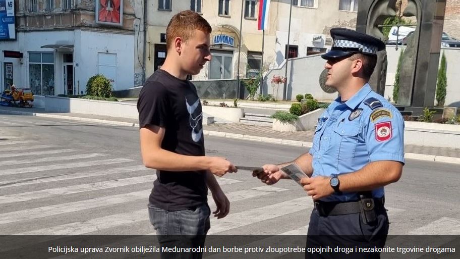 Obilježen Međunarodni dan borbe protiv zloupotrebe opojnih droga i nezakonite trgovine drogama u Zvorniku