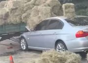 Na putu Zvornik-Bratunac sudar automobila i traktora, dvije osobe povrijeđene, jednom licu prekršajni nalog (VIDEO)
