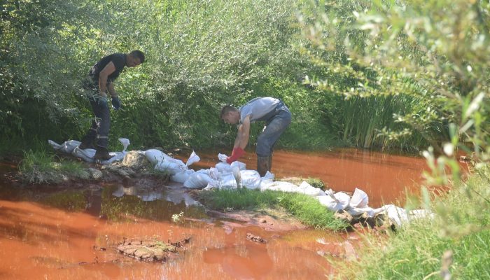 Odradjena sanacija korita rijeke Sapne nakon problema sa izlivom crvenog mulja
