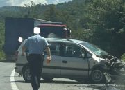 Saobraćajna nezgoda kod Konjević Polja, vatrogasci na mjestu nesreće (FOTO)