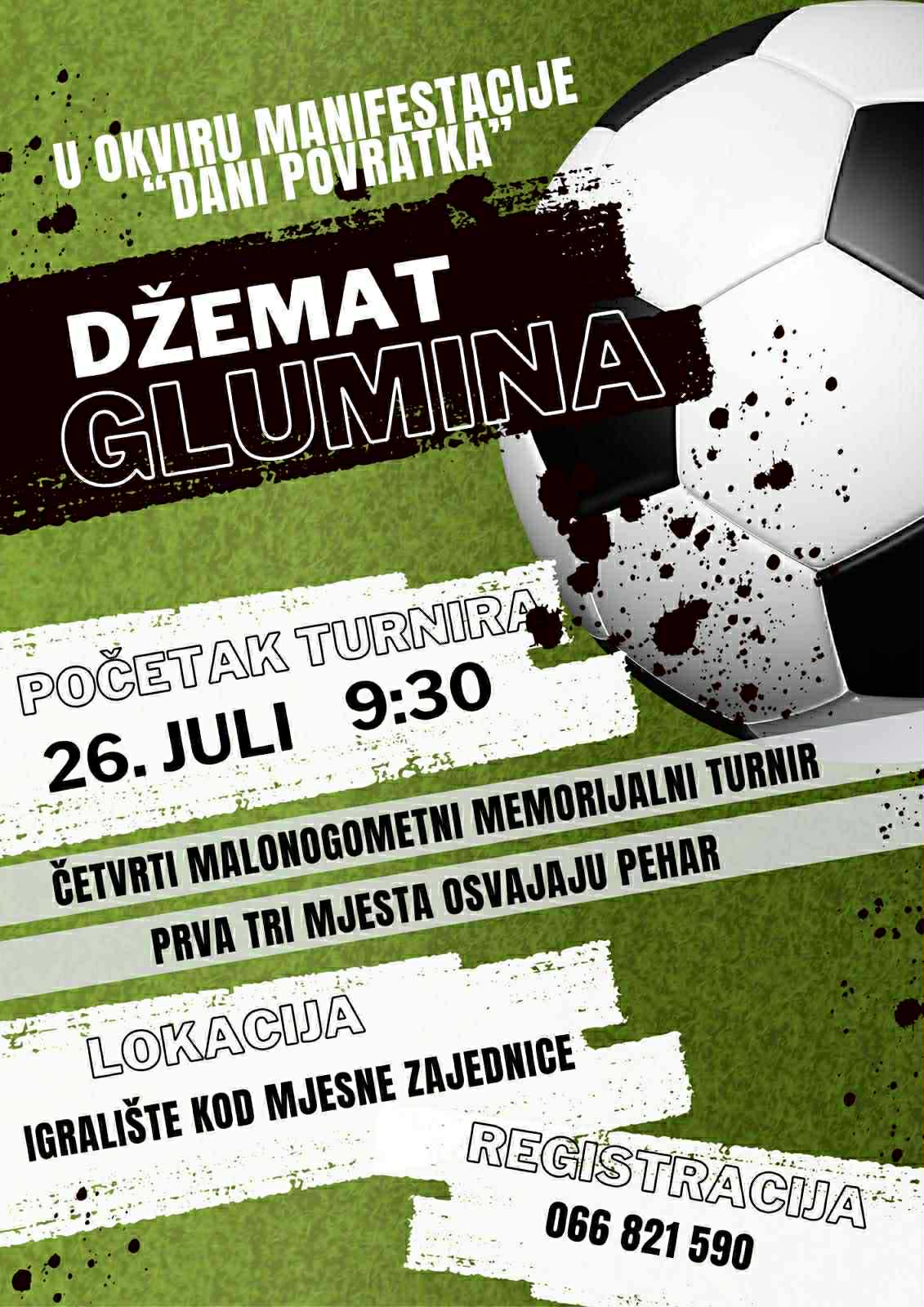 Dvodnevni program u Glumini: Koncert Mustafe Isakovića, turniri i historijski čas