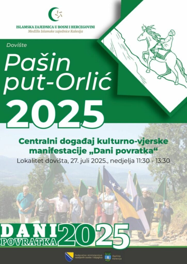 Danas tradicionalna vjerska svečanost na lokalitetu dovišta Pašin put – Orlić između Križevića i Hajvaza