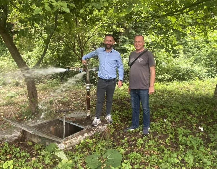 U mjesnoj zajednici Konjević Polje u funkciju pušten glavni vod tehničke vode na relaciji od Sandića do Hrnčića
