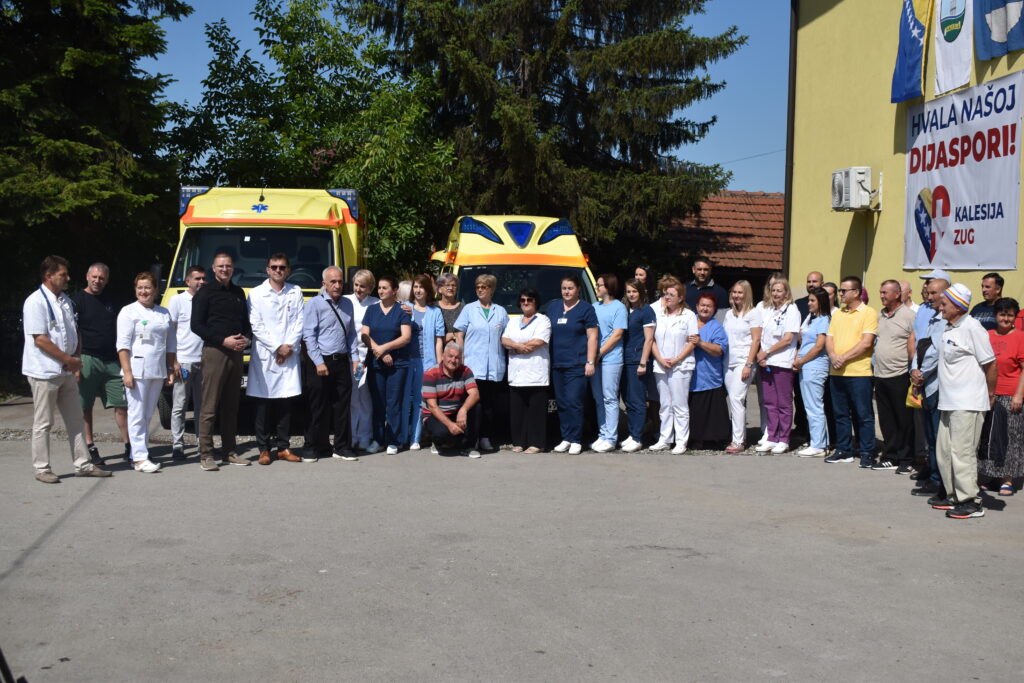 Poklon građana Zuga: Domu zdravlja Kalesija uručeno još jedno sanitetsko vozilo (VIDEO)