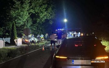 Zvanične informacije o teškoj saobraćajnoj nesreći kod Bijeljine kada je jedna osoba smrtno stradala (FOTO)