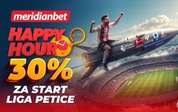 START LIGA PETICE: Pojačaj tikete sa 30% bonusa u Meridianu