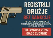 Policijska uprava Zvornik ovog četvrtka realizuje kampanju „Registruj oružje bez sankcije“