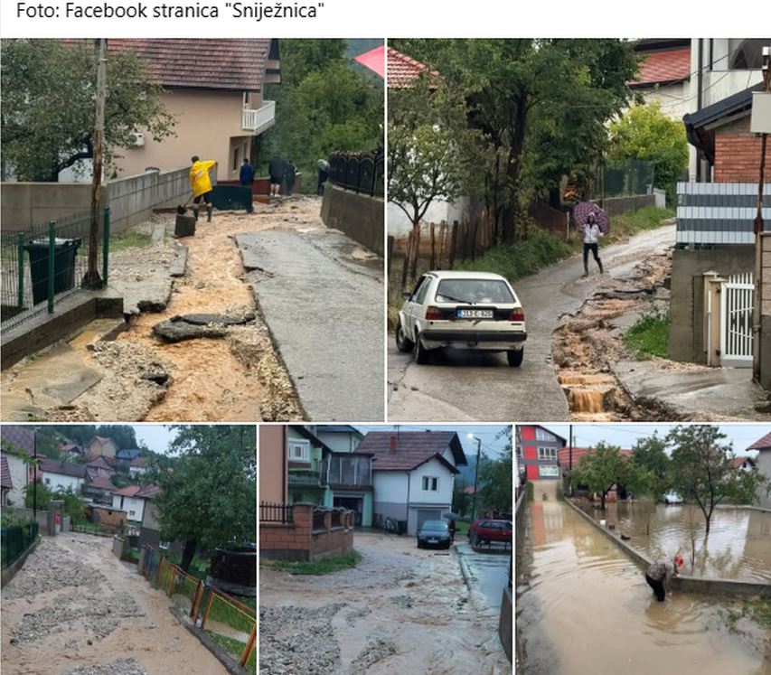 Sniježnica (Teočak) nakon još jedne kiše – Katastrofa koja se ponavlja! (FOTO)