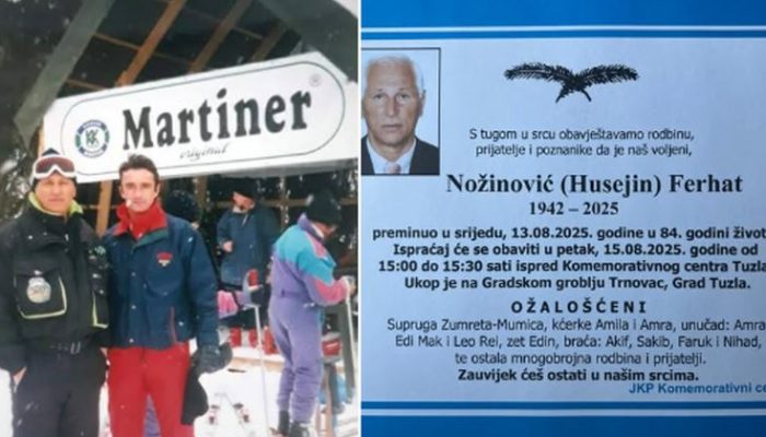U 84. godini života preminuo profesor Ferhat Nožinović, poznat termin posljednjeg ispraćaja