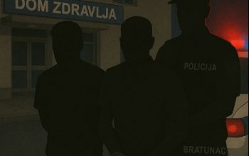 Dva lica uhapšena nakon što su završili u Domu zdravlja Bratunac zbog ranije tuče u centru grada
